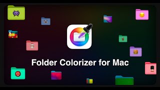 How to Change Folder Color on Mac with Folder Colorizer 🎨 [upl. by Ruskin]