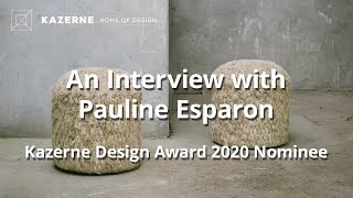 Pauline Esparon – Nominee Kazerne Design Award 2020 [upl. by Macmullin]