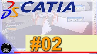 0102 CATIA v5 TUTORIAL  Workbench [upl. by Icnarf166]