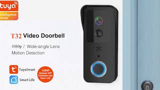 Doorbell Tuya Camera T32 Review [upl. by Eladnor475]