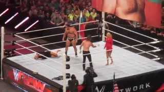 Dolph Ziggler Returns to Attack Rusev Live [upl. by Carlene]