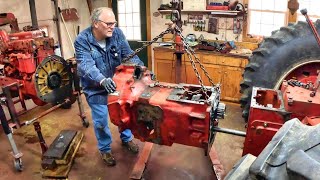 Gutting the Transmission and Removing the Torque Amplifier  Farmall 856 Restoration Episode 5 [upl. by Panaggio280]