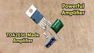 How To Make Powerful Amplifier Circuit Using TDA2030  Dual Power Supply [upl. by Shelden]