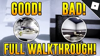 Nullwork  Walkthrough Good amp Bad Endings  Roblox [upl. by Enajyram]