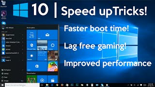 How to Speed Up Your Windows 10 Performance best settings [upl. by Nylhtiak]