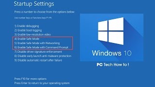 How to start Windows 10 in Safe mode [upl. by Alesiram85]