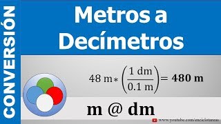 Metros a Pulgadas m a in [upl. by Millhon]