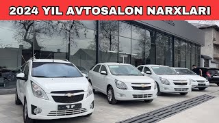 2024yil Avtosalon narxlari  cobalt jentra spark  va inomarka [upl. by Notniuqal507]