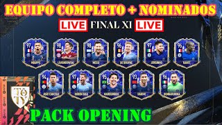 🔴 PACK OPENING TOTY FIFA 22 🔴 TODO EL EQUIPO EN SOBRES Y LLEGAN TAMBIÉN LOS NOMINADOS [upl. by Atteras]