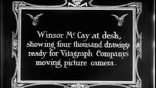 Winsor McCay the Famous Cartoonist of the N Y Herald and His Moving Comics Little Nemo 1911 webm [upl. by Ryann23]