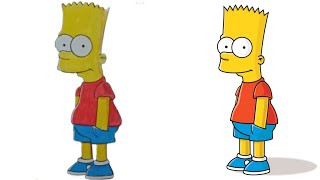 how to draw bart simpson drawing  bart simpson  bart simpson step by step [upl. by Behre631]