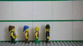 アルゴリズム行進 レゴ 4人で行進 Algorithm march LEGO [upl. by Yanehc]