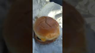 About to enjoy a Wendys Baconator breakfast sandwich [upl. by Yssor]