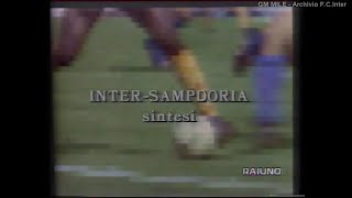 199091 31  05051991 INTERSampdoria 02 DossenaVialli Sintesi 25 Minuti Rai1 [upl. by Fletcher]