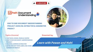 UiPath Document Understanding Tutorial  Learn AI Center ML Extractor Generative Predict amp more [upl. by Eiramanna]