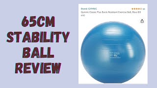 Gymnic Stability Ball Review by Pilates Physical Therapist [upl. by Rosabel]