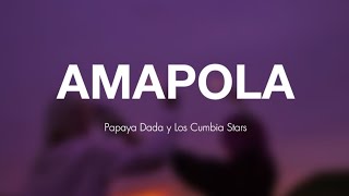 Amapola  Papaya Dada y Los Cumbia Stars Letra [upl. by Annairdua]