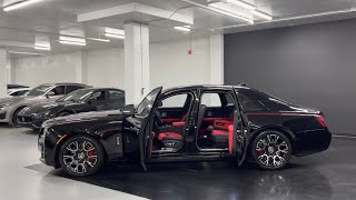 2022 RollsRoyce Ghost BLACK BADGE  Walkaround in 4k [upl. by Ecnerol]