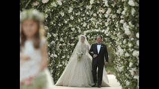 Lara Scandars breathtaking bridal entrance [upl. by Eedoj]