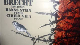 Hanns Stein sings Hanns Eisler lyrics Brecht Mutter Beimlein 1971 from LP [upl. by Iuq]