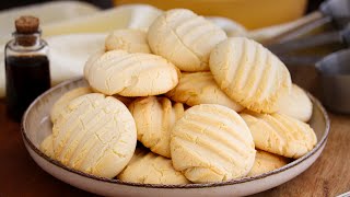 Galletas de Maicena  Receta fácil con sólo 4 Ingredientes  CUKit [upl. by Ellac]