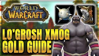 WoW LoGrosh Rare Transmog Farming  Gold Guide [upl. by Acinhoj]