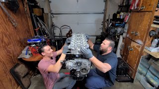 toyota supra 7mgte cylinder head installation [upl. by Gautea206]