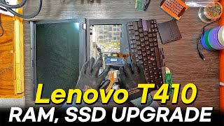 Lenovo ThinkPad T410 RAMMemory SSD Upgrade Easy Tutorial [upl. by Turino]