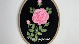 Как просто вышить пышную розу своими руками атласными лентамиDIY Embroidery ribbon [upl. by Aubin481]