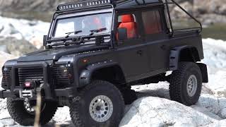 Traxxas TRX4 Defender D110 Pickup HIMALAYA  On the rock after the change [upl. by Edra]