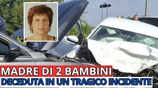 TRAGICO INCIDENTE A CALUSCO D’ADDA MAMMA DI 2 FIGLI MUORE IN UN FRONTALE MENTRE TORNAVA DAL LAVORO [upl. by Hartley]