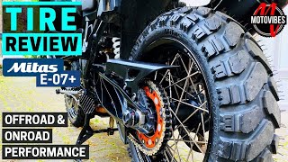 MITAS E07 TIRE REVIEW  OFFROAD amp ONROAD  KTM 1290 Super Adventure S [upl. by Aekal393]