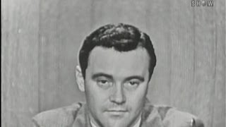 Whats My Line  Jack Lemmon Ernie Kovacs panel Nov 3 1957 [upl. by Pet]