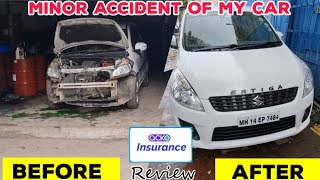 Minor Accident of My Car  Acko Car Insurance Review and Experience  My First Insurance Claim [upl. by Araek]