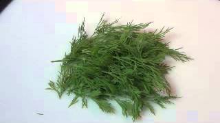 How to Chop Fresh Dill [upl. by Nirrej]