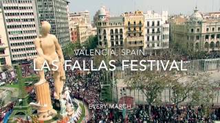 Las Fallas Festival Valencia  Spains Most Explosive Festival [upl. by Nedgo683]