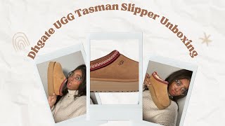 DHGATE UGG Tasman slippers unboxing [upl. by Pelpel171]