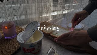 dailyvlog85 Sakin pazar günü kolay çikolatalı pasta kavunlu frozenfavori ekmek üzeri kahvaltım [upl. by Vivien]