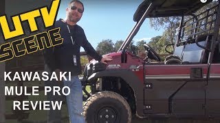 Kawasaki Mule PRO DXT Ride Review [upl. by Silvester]