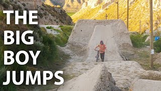 THE BIG SET  Huge Freeride Mtb Jumps at the Kamloops Bike Ranch  Jordan Boostmaster [upl. by Retseh]