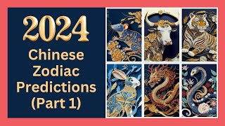 ✨2024 Chinese Zodiac Predictions Part 1  Chinese Horoscope Overview 🐀🐂🐯🐰🐉🐍 [upl. by Oiruam361]