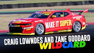 Craig Lowndes and Zane Goddard talk Supercheap Auto Wildcard Entry [upl. by Ibur]