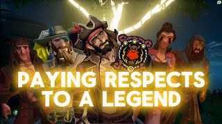 Paying respects to Glitter Beard  Sea of Thieves [upl. by Latoyia]