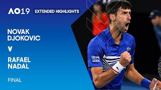 Rafael Nadal v Novak Djokovic Extended Highlights  Australian Open 2019 Final [upl. by Banebrudge776]