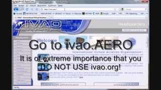 IVAO Tutorial Getting started in 4 minutes [upl. by Ahsuatal]