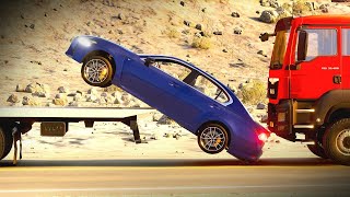 Cars and Truck Crashes 10🔥Beamngdrive [upl. by Orvie117]