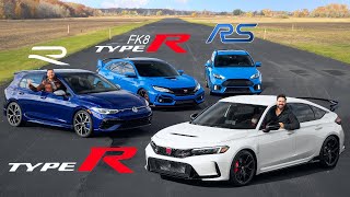 2023 Honda Civic Type R vs The Competition  Drag Race Lap Times amp Review [upl. by Esidarap]