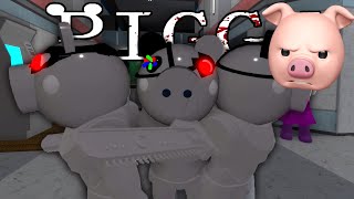 I BEAT 10 BOTS SOLO In Roblox Piggy Chapter 10 Mall [upl. by Irfan926]