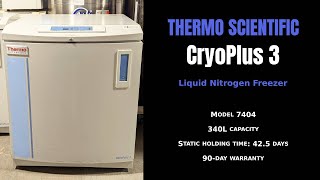 Thermo Scientific CryoPlus 3 Liquid Nitrogen Storage System Item  1816H CRYOGEN [upl. by Huesman]