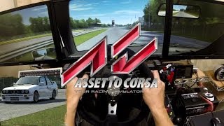 Assetto Corsa triple monitor test play [upl. by Tniassuot]